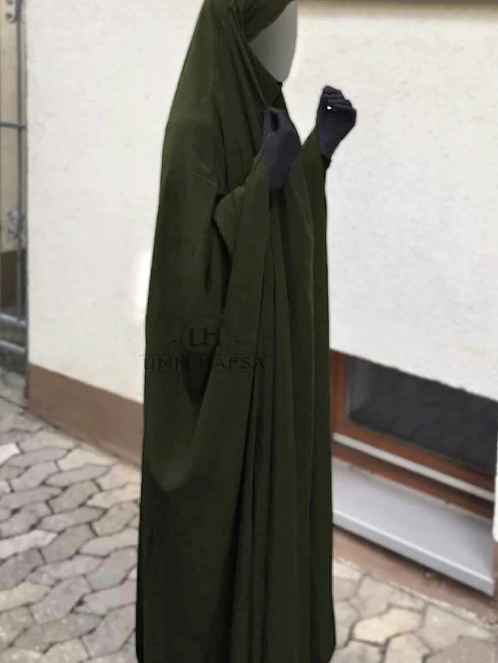 Umm Hafsa Classic Saudi Jilbab - Khaki (size 4)